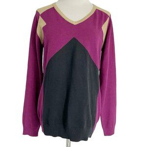 NVO Sport Medium Pull Over Sweater V Neck Golf